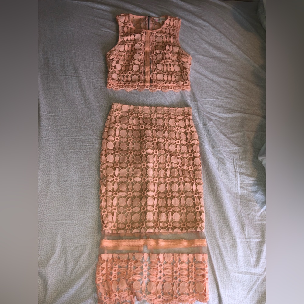 Two piece crochet set